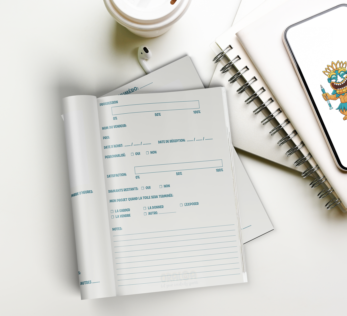 Livret d'activité Diamond Painting en Français