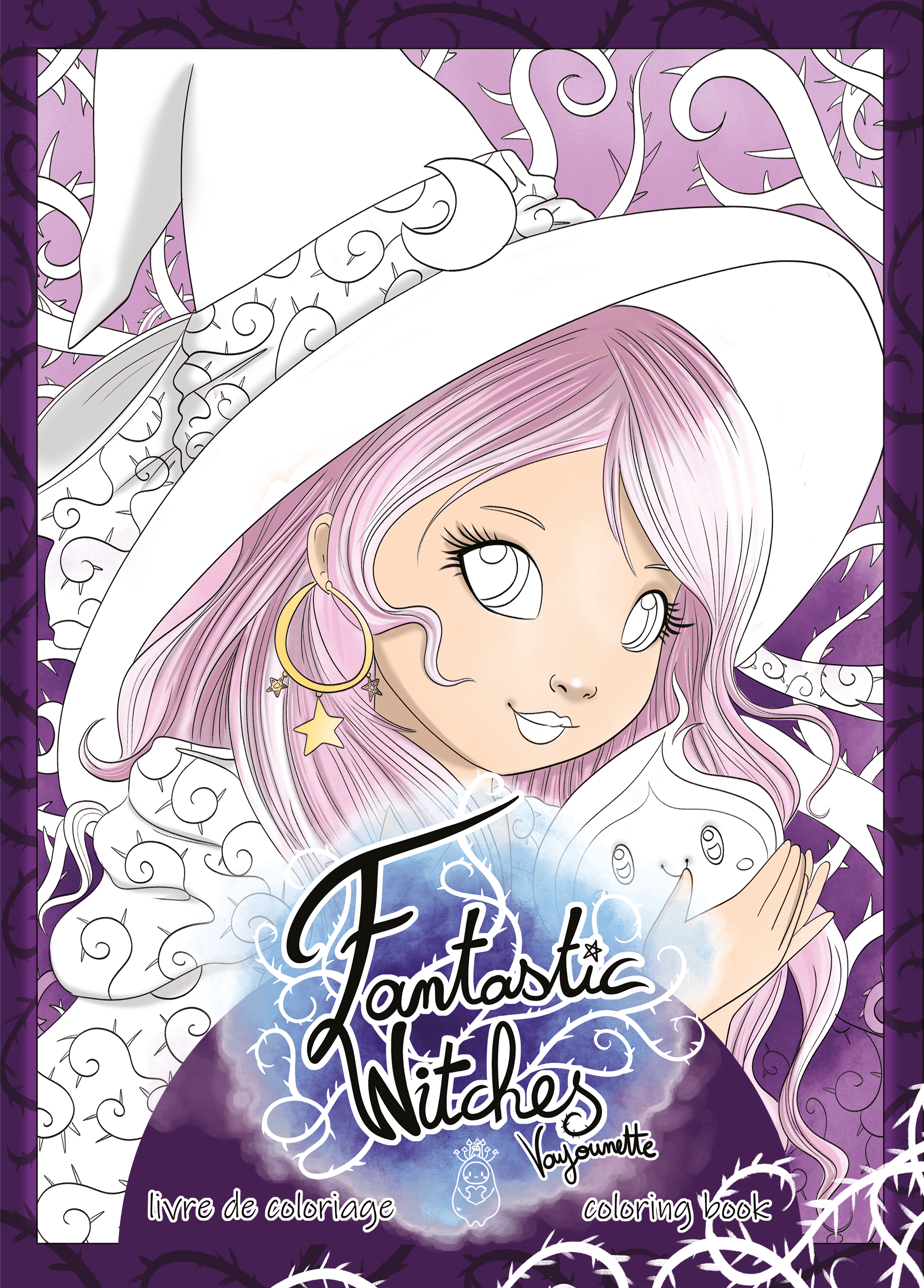 Vayounette Fantastic Witches coloring book Oraloa.