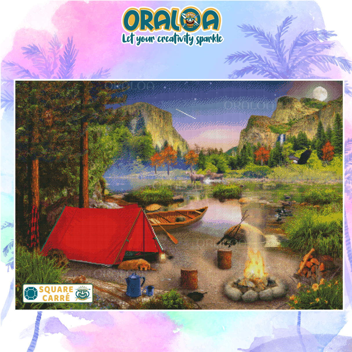 Résultat Diamond Painting Wilderness Trip - Oraloa art thérapie