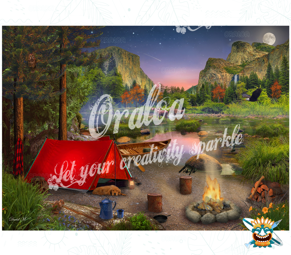 Wilderness Trip - Oraloa Diamond Painting kit art thérapie