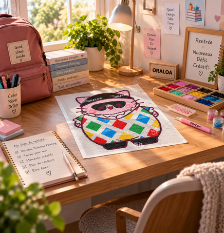 5 bonnes raisons de commencer un Diamond Painting à la rentrée