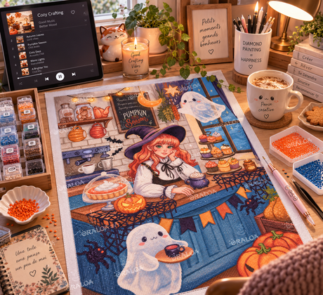 5 façons de rendre vos séances de Diamond Painting encore plus cosy