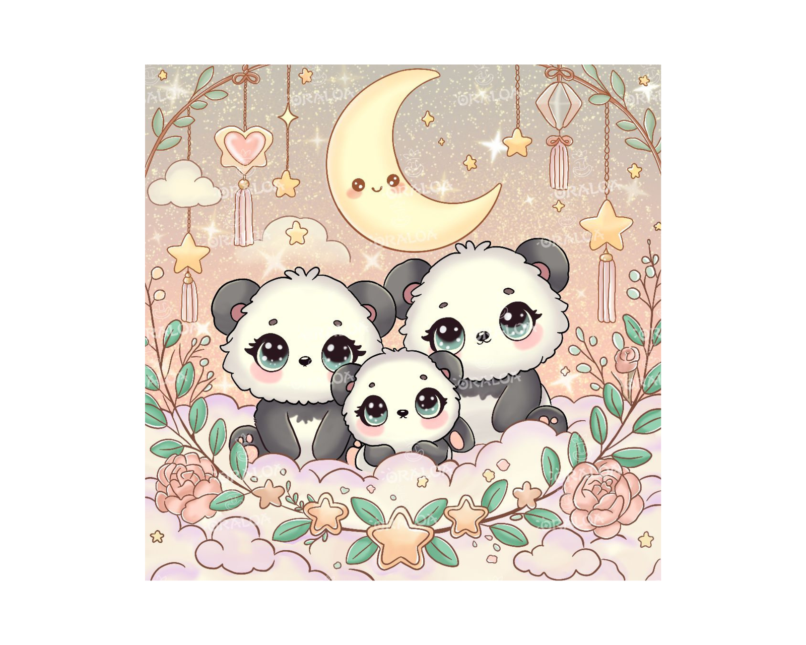 Un Univers de Douceur : Zoom sur la Toile " The Panda Family "