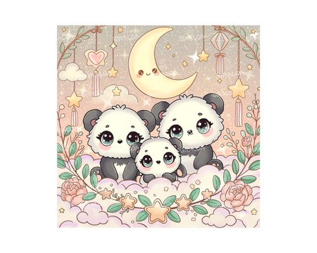 Un Univers de Douceur : Zoom sur la Toile " The Panda Family "