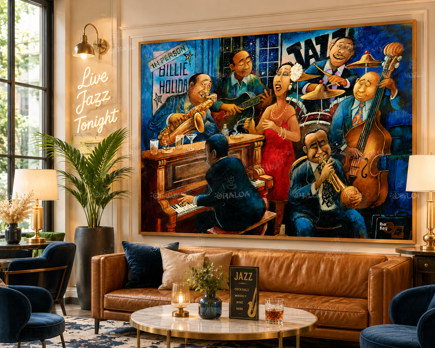 Lady in Red : la toile qui fait vibrer les amateurs de jazz !