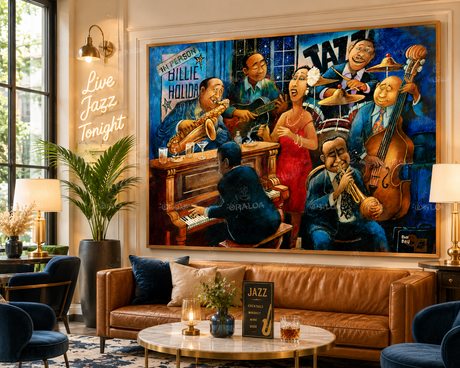 Lady in Red : la toile qui fait vibrer les amateurs de jazz !