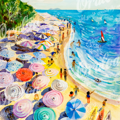 Emmener son diamond painting en vacances : mission possible !