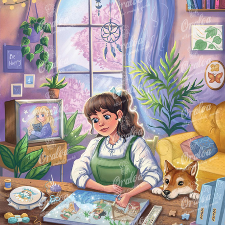 Diamond painting et animaux de compagnie : cohabitation possible ? 🐾🐱