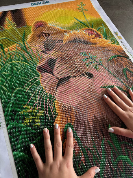 Diamond painting : le bonheur est-il dans chaque strass ou dans l’œuvre finie ?