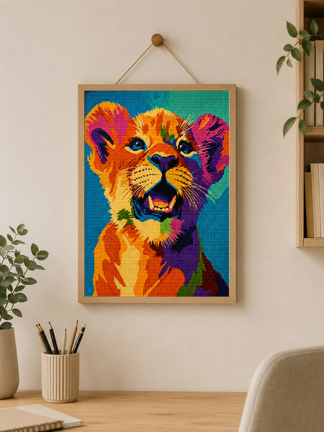 Votre diamond painting mérite mieux qu’un tiroir : voici comment le sublimer chez vous