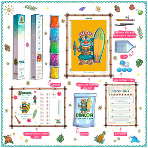 Détail Diamond Painting Wow Oraloa - Broderie diamant