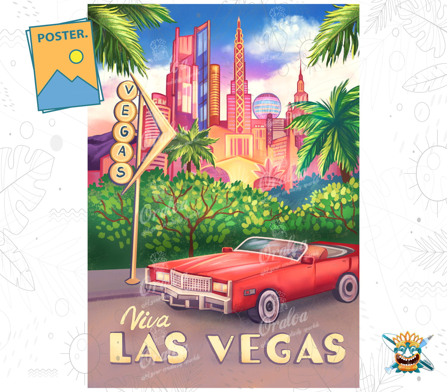 Oraloa Poster: Las Vegas