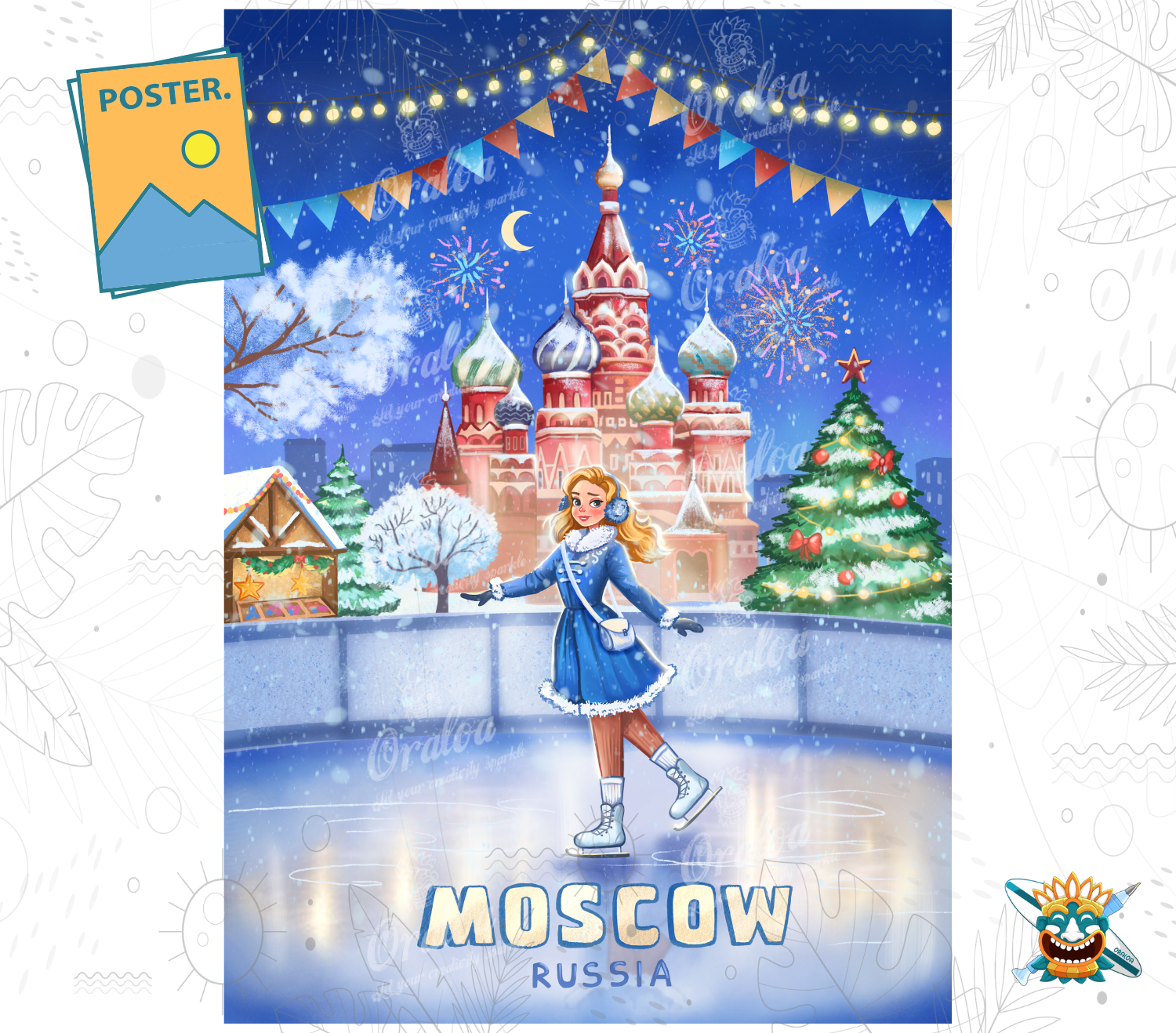 Poster Oraloa: Moscou