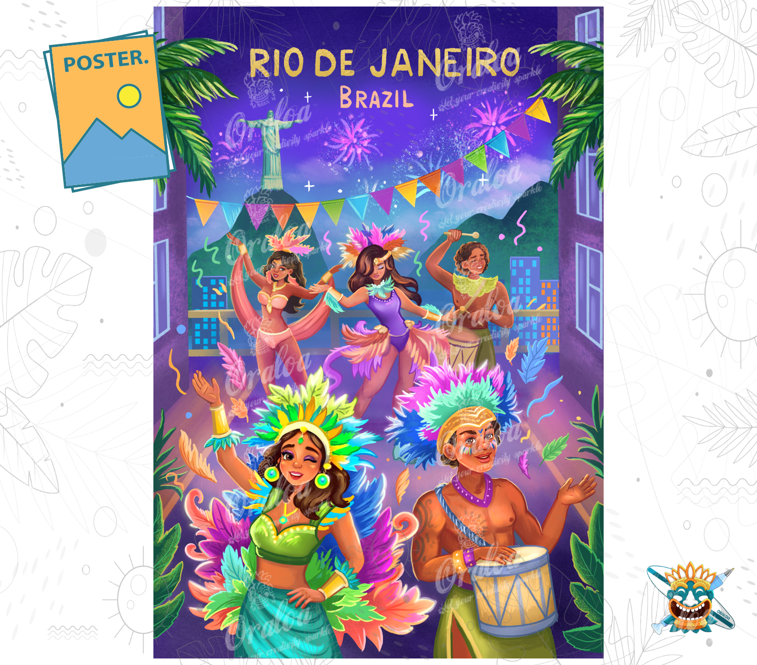 Póster Oraloa: Río