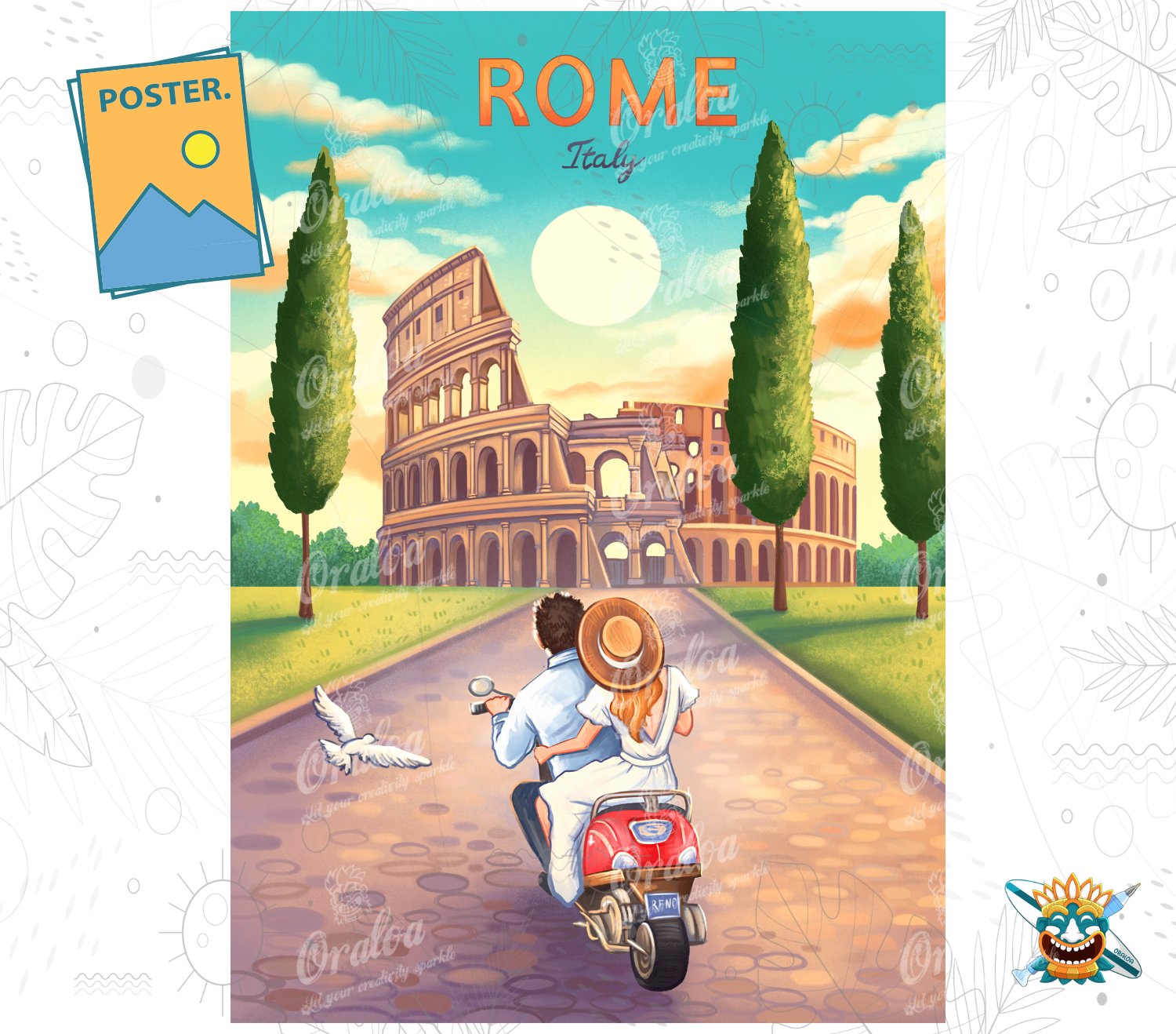 Poster Oraloa: Rome