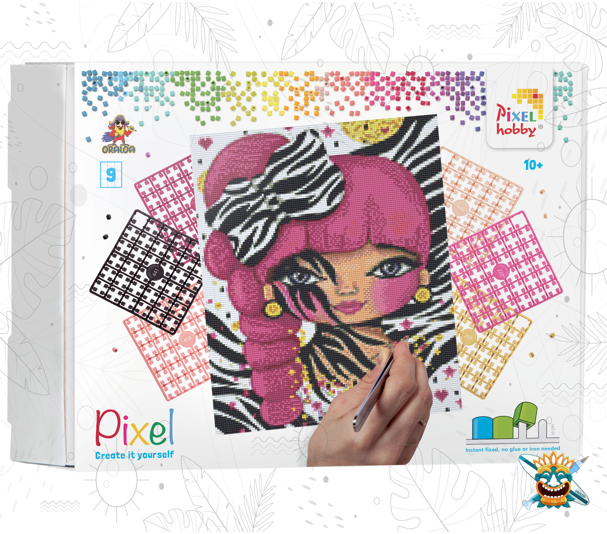 Pixel Hobby Oraloa - Pink Glam Rock