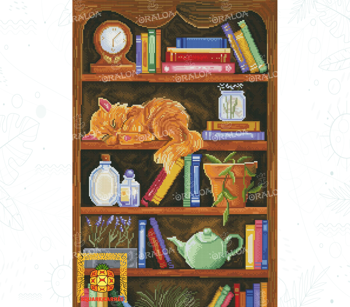 Gemütliches Bücherregal 