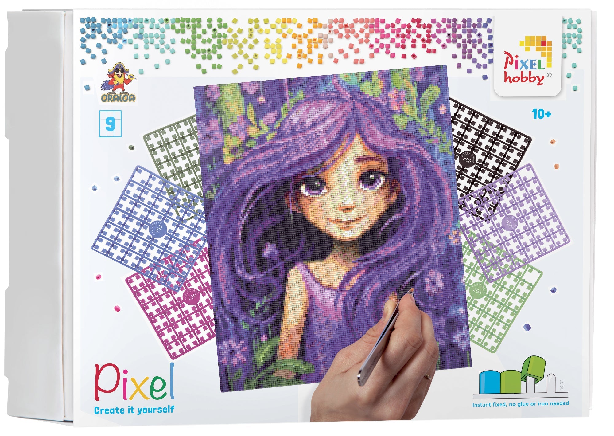 Pixel Hobby Purple - By Julia Catleen at Oraloa