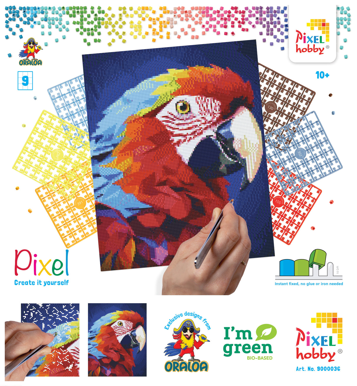Pixel Hobby Oraloa – Papagei