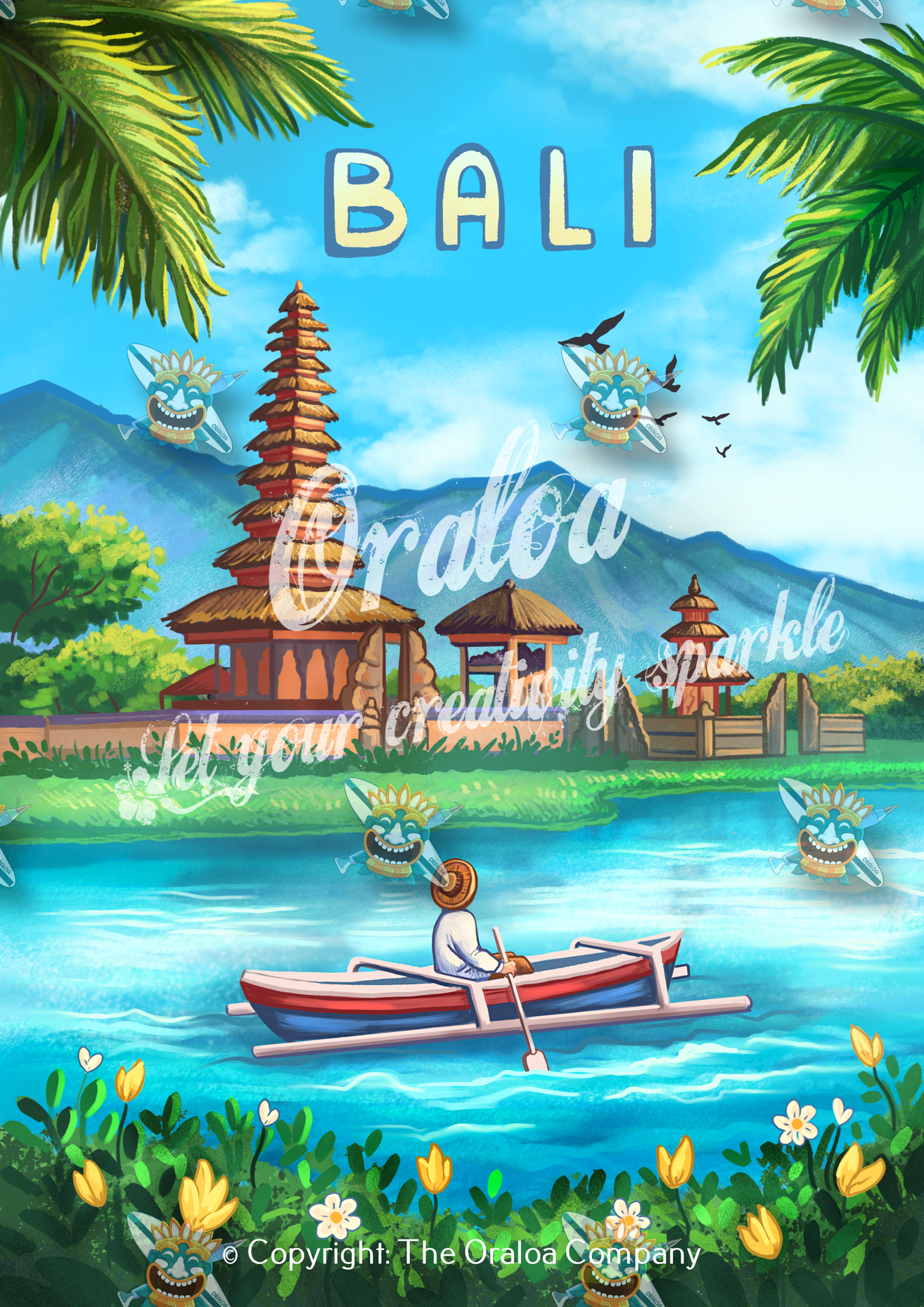 Póster Oraloa: Bali