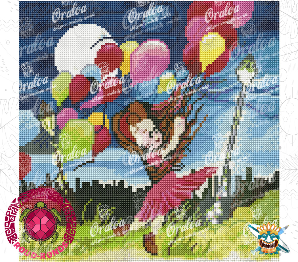 Niña con Globos