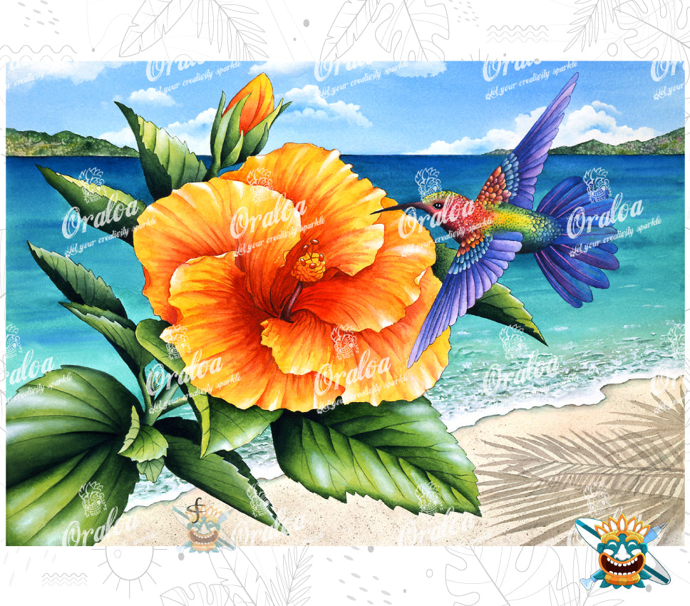 Kit Diamond Painting Cute Park | Art Therapy – Oraloa