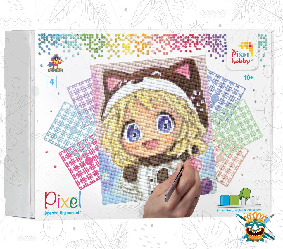 Pixel Hobby Oraloa - Katze Mantel