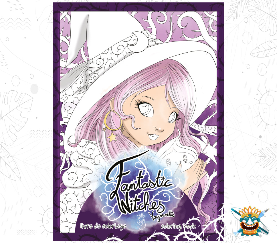 Livre de coloriage Vayounette Fantastic Witches