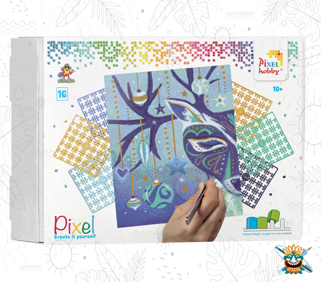 Pixel Hobby Oraloa- Reindeer in Blue