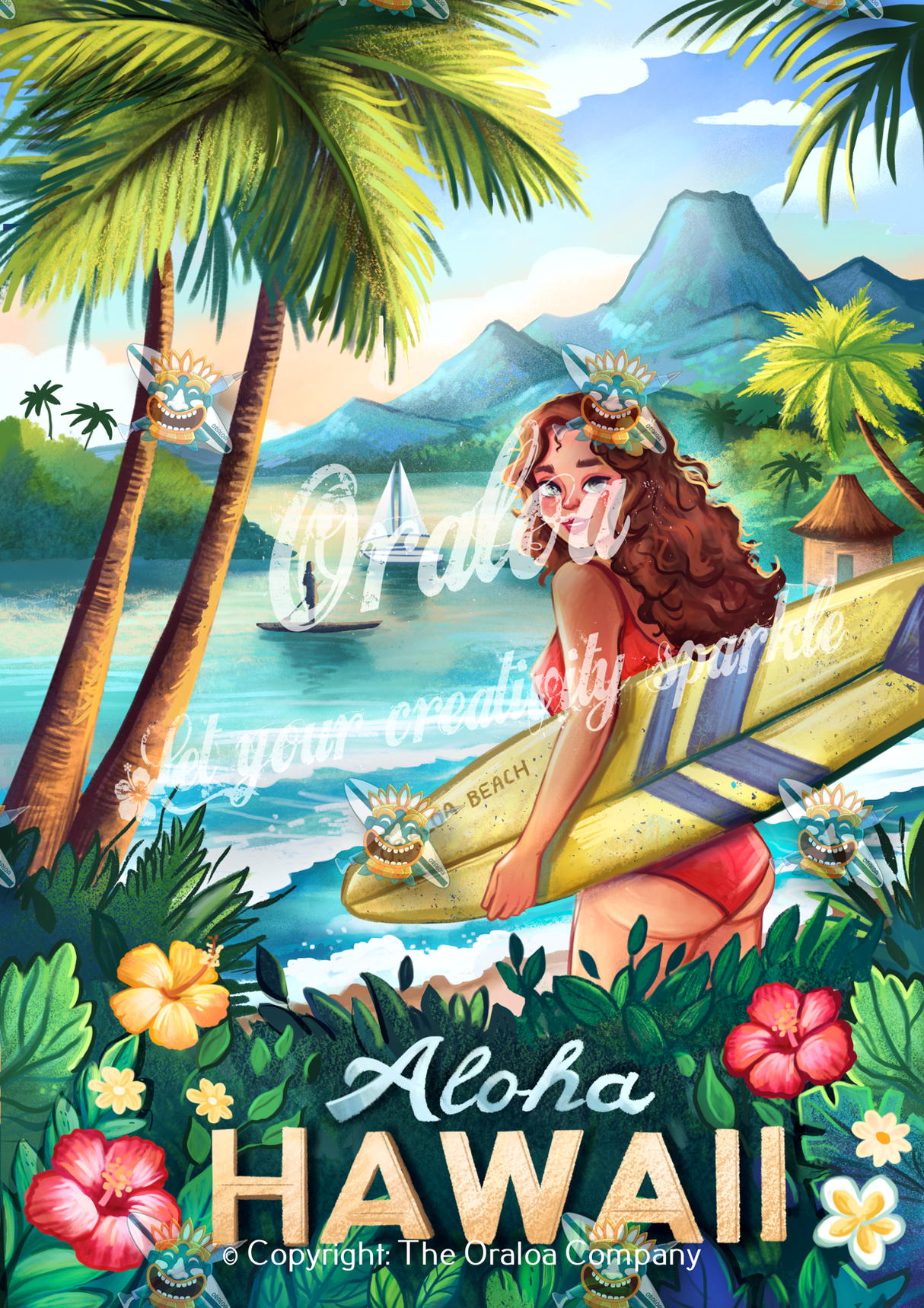 Oraloa Poster: Hawaii