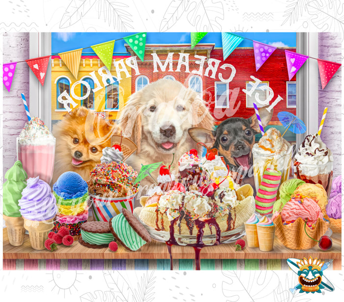 Ice Cream Parlor Pups