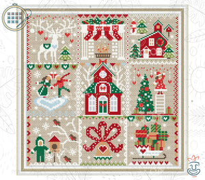 Holiday Sampler - Point de Croix Oraloa