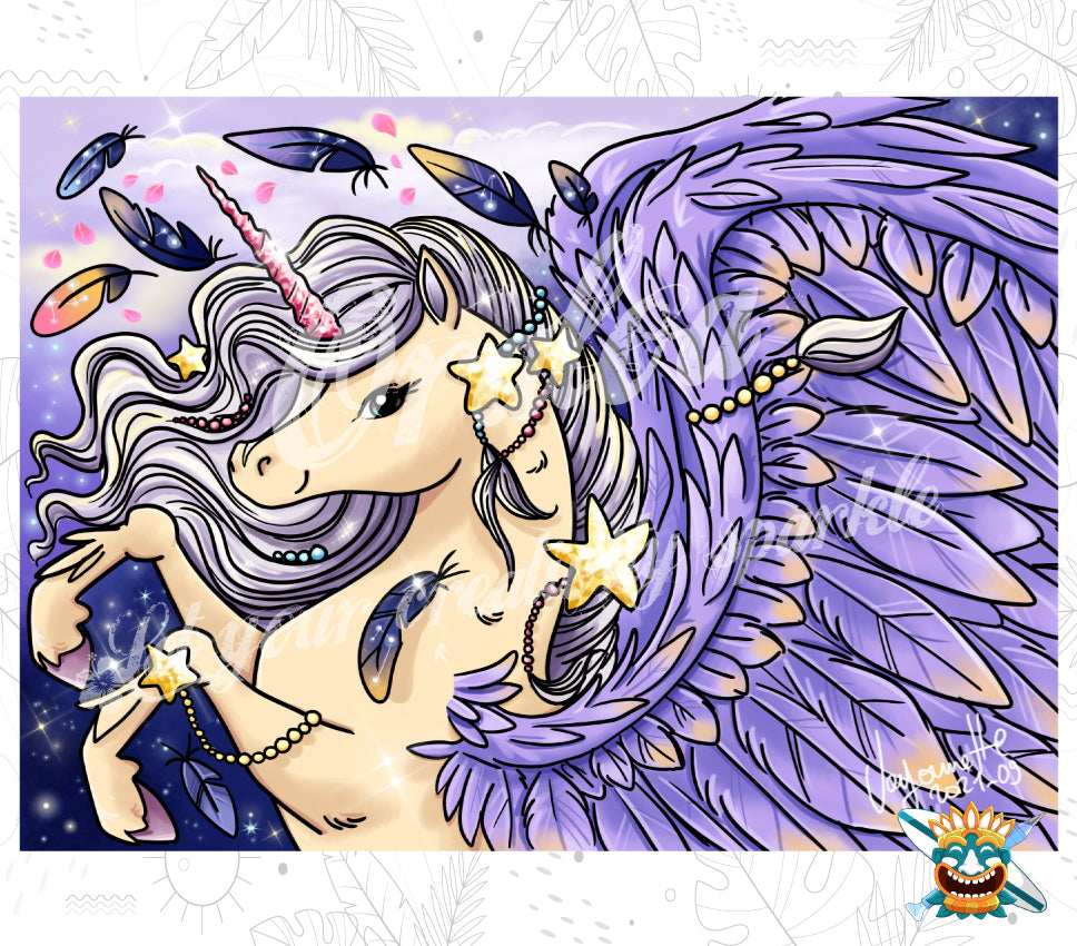 Licorne Perle