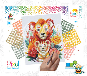 Pixel Hobby Oraloa - Löwenfamilie