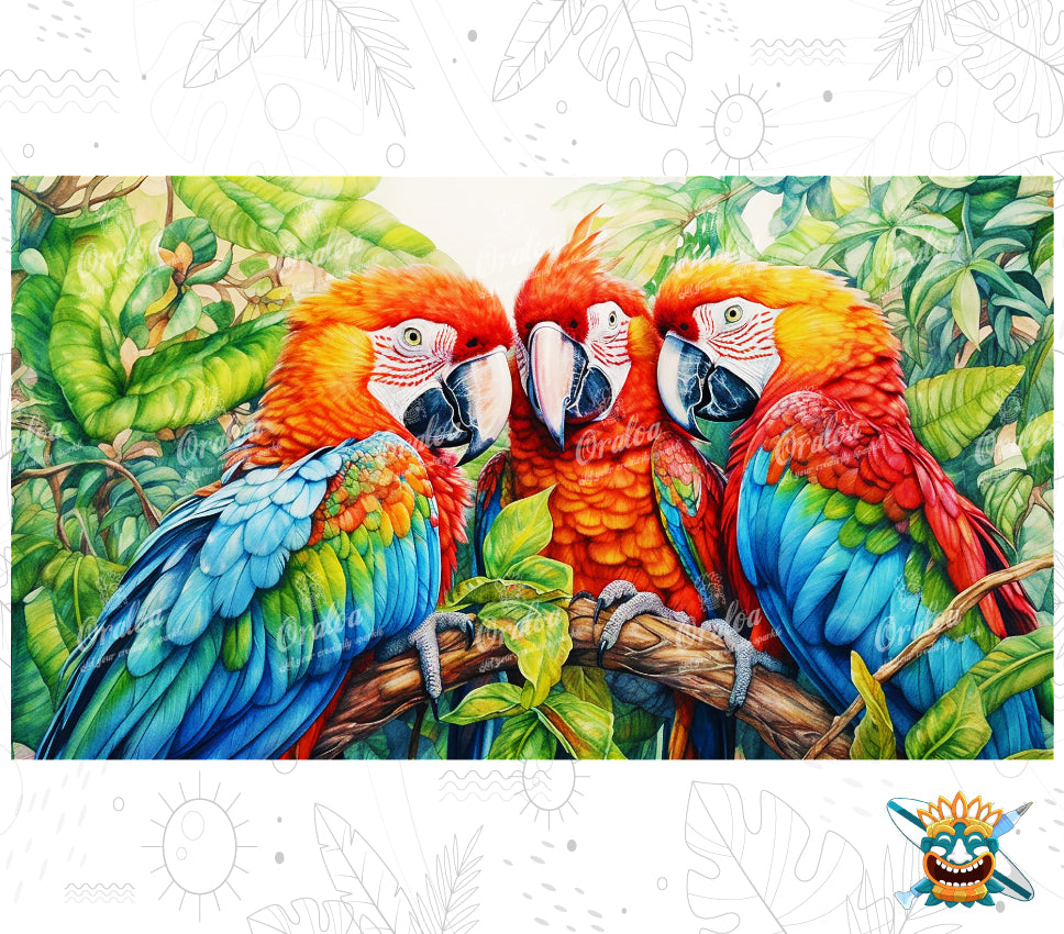 Kit Diamond Painting Cute Park | Art Therapy – Oraloa