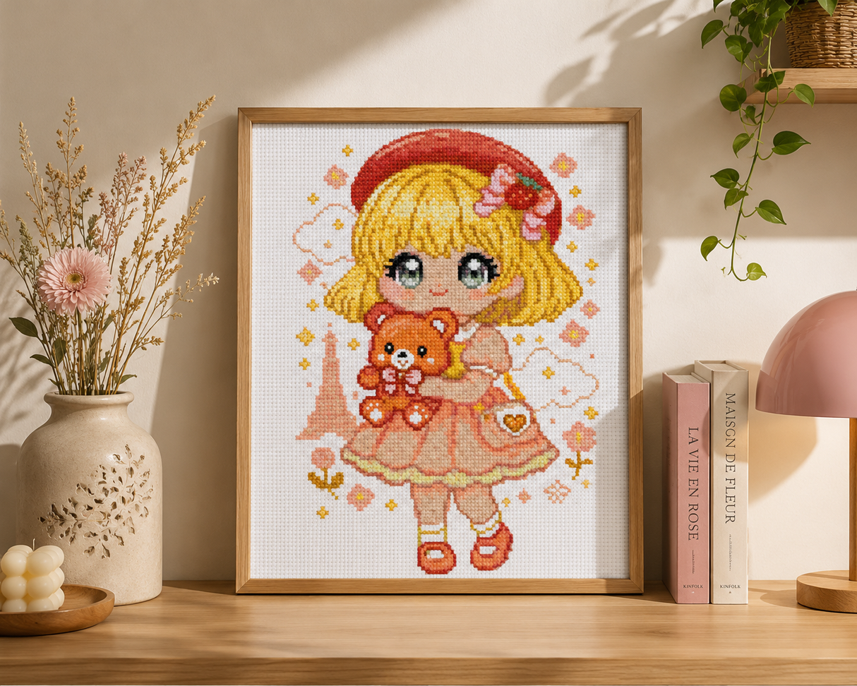 Pixel Hobby Oraloa - Chica de París 