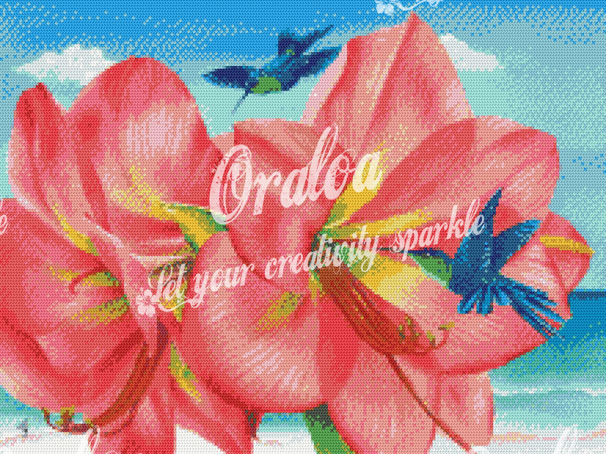 Petal Passion - Stamped Cross Stitch