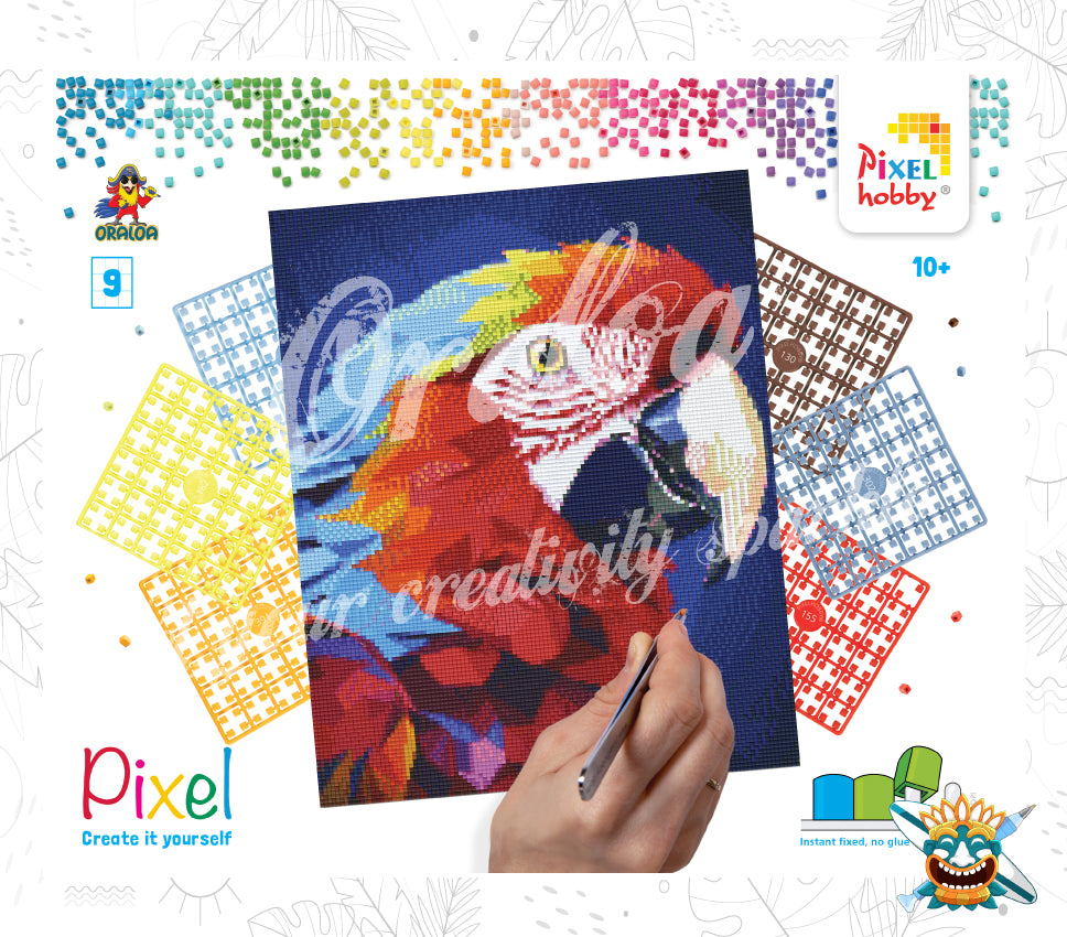 Pixel Hobby Oraloa – Papagei