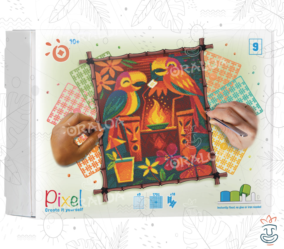 Pixel Hobby Oraloa - Aloha Papageien