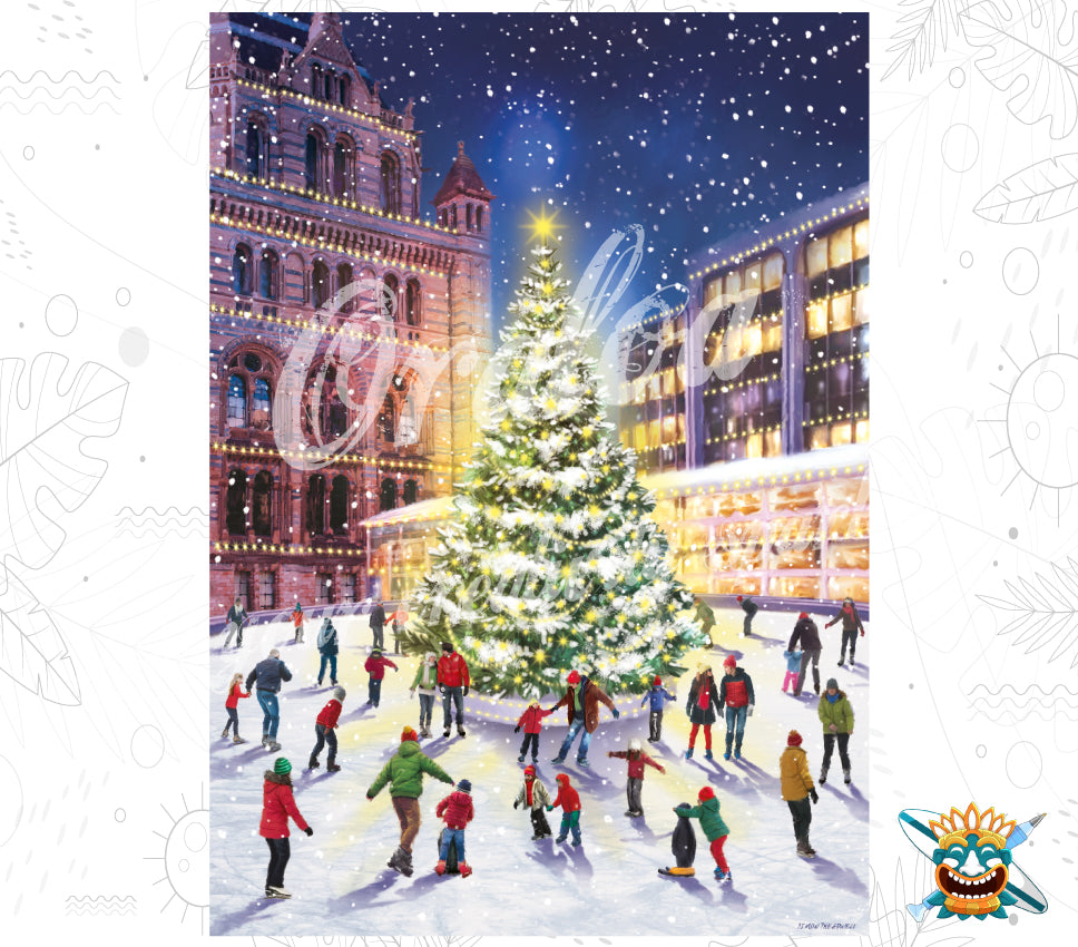 ORALOAダイヤモンドアート ChristmasWildlifeMagic Christmas Wildlife Magic in Diamond Painting - By Grateful