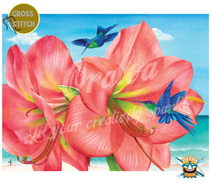 Petal Passion - Stamped Cross Stitch