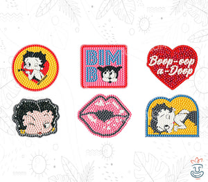 Betty Boop Stickers Diamond Painting