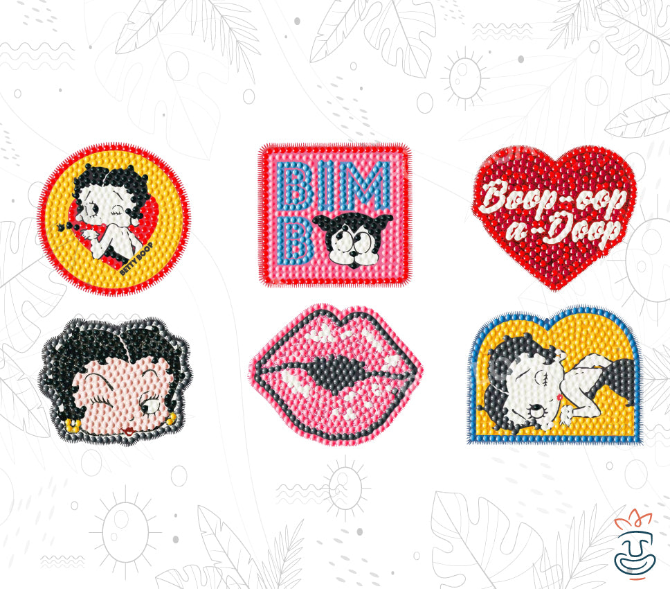 Betty Boop Stickers Diamond Painting