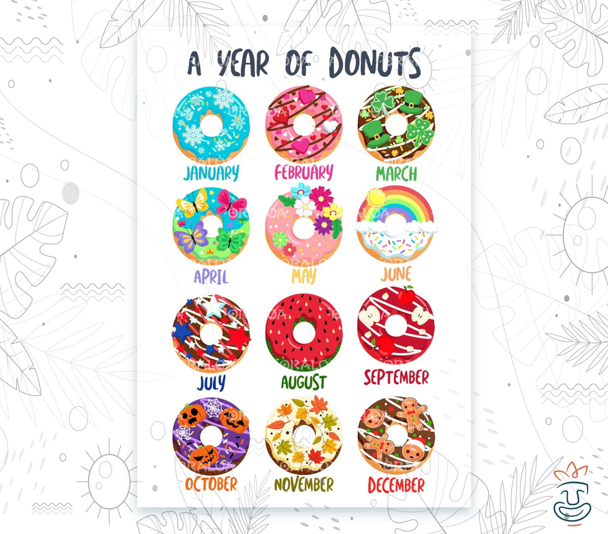 Miniloha A Year of Donuts Edition - Limited Edition