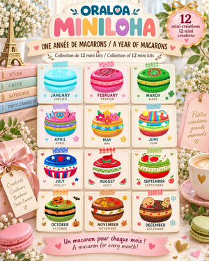 Miniloha A Year of Macarons - Limited Edition