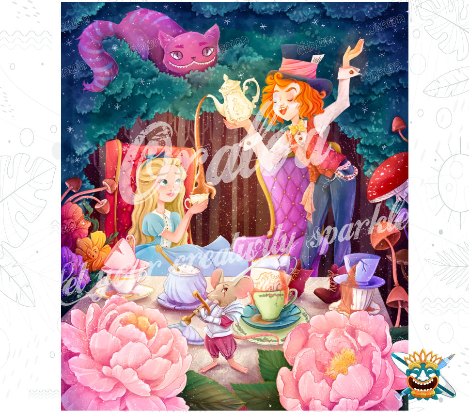 Diamond Painting Wonderland Party – An enchanted tea at – Oraloa
