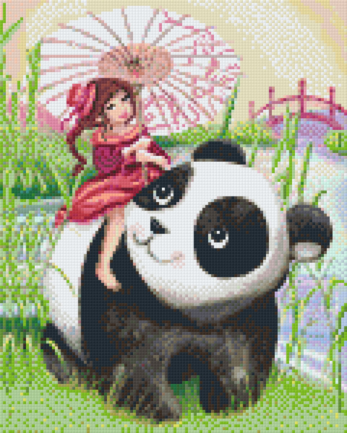 Pixel Hobby Oraloa - On a Panda's Back