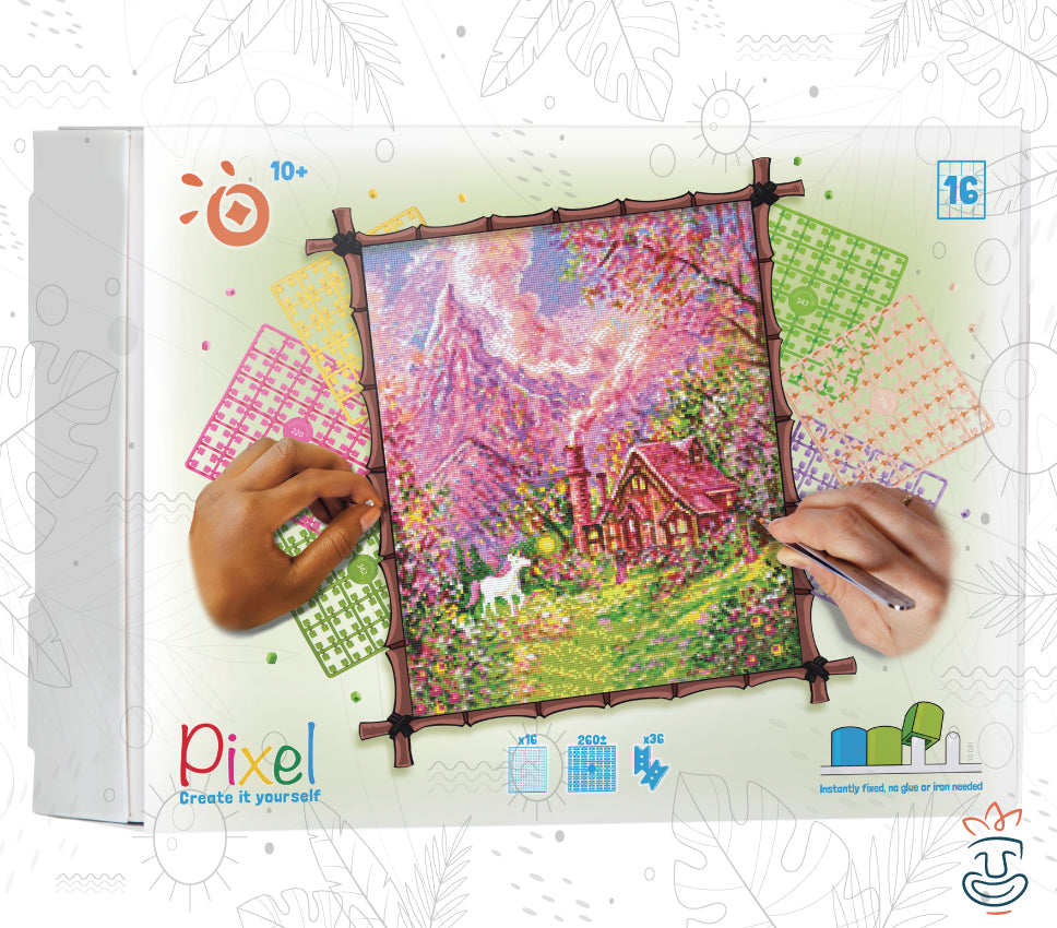 Pixel Hobby Oraloa - Pink Mountain Cottage