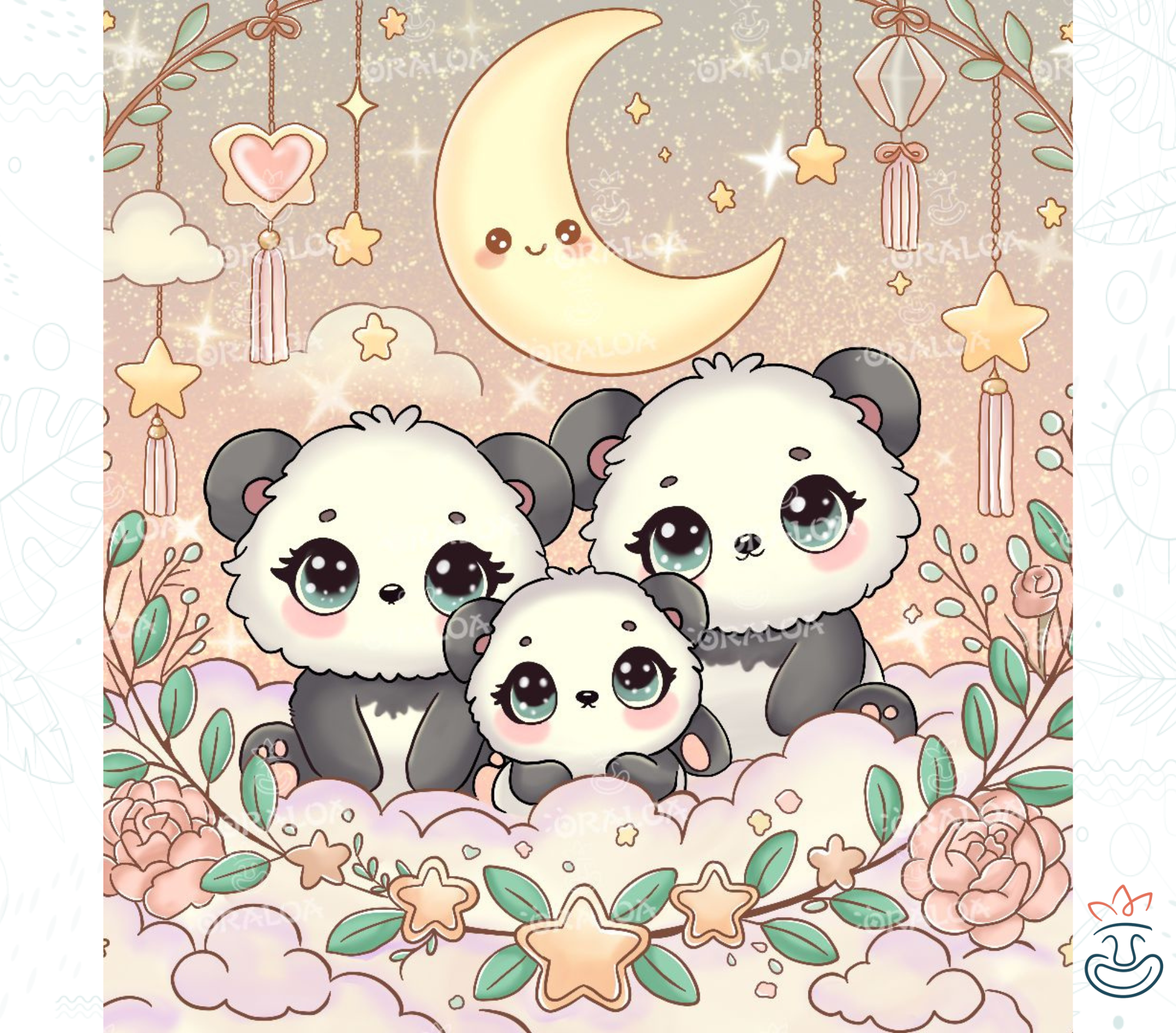 Die Panda-Familie