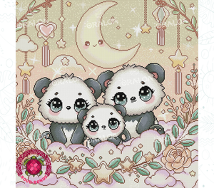 Die Panda-Familie